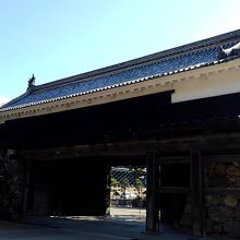 追手門。立派でした。