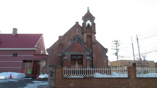 大正10（1921）年築のレンガ造りの教会