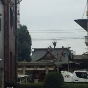 平和島近くの神社