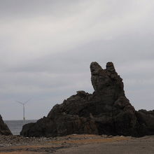 犬岩の風景