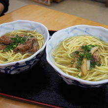 八重山ソバとソーキソバ