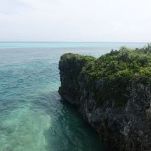 世渡橋の上から見る世渡崎