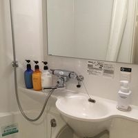 シャンプーとか取りやすい工夫があった。