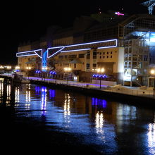 夜のフィッシャーマンズワーフ