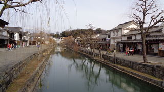 美観地区のはじっこの橋。