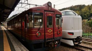 車窓の眺めが最高