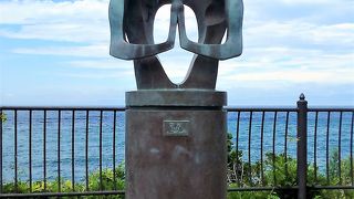 オーシャンビューの展望台。