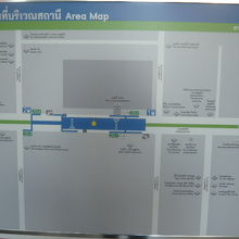 オンヌット駅の周辺の地図です。テスコロータスが駅のすぐ傍です