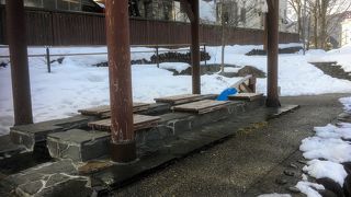 真冬も足湯は入れそうですね