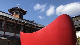 道後温泉の新しく綺麗な温泉施設でした