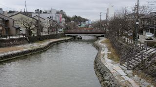 川沿いの遊歩道