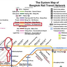 ラップラオ駅からモノレールのイエローラインが建設されています