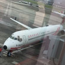 飛行機も間近に見られます