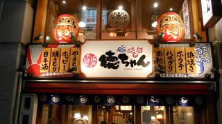 御徒町のガード下にある居酒屋さん