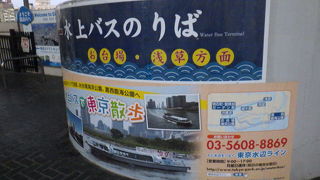 水面から見る大東京は