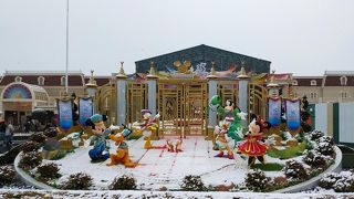 雪の東京ディズニーランド！