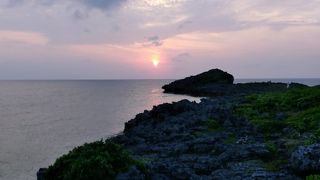 夕日のスポット