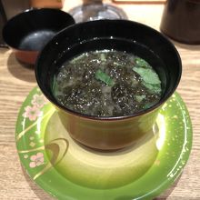 岩海苔のみそ汁
