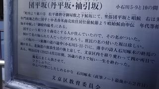 これほど長い坂でもないですしなだらかに降りている坂