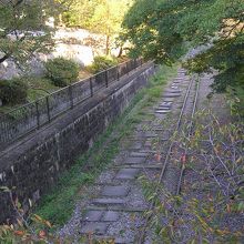 ちゃんとレールが見える保存状態に感心しました