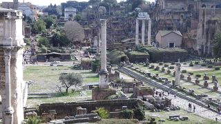 フォロロマーノがきれいに見えます