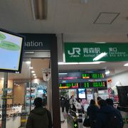 こじんまりした駅