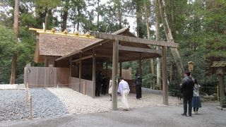 鬱蒼とした木立の中に鎮座