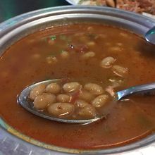 インゲン豆のスープ