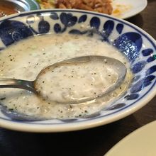ヨーグルトのスープ