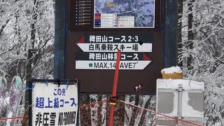 パウダースノーで滑りやすいし混雑しないゲレンデ