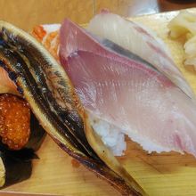 ネタの大きさがわかると思います