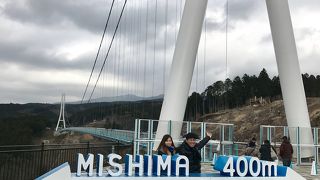 三島スカイウォーク！日本一の景色！日本一高い富士山と日本一深い駿河湾を日本最長の大吊橋から眺める。