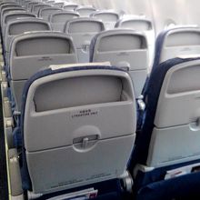 北京からセントレア。乗客がいない。