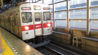 平日に北千住駅と押上駅の間を往復しました