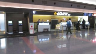 国内線専用のカウンター