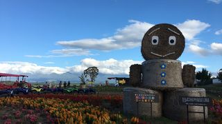 パッチワークのお花畑