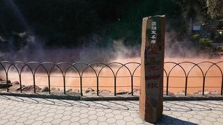 久しぶりに行った血の池地獄は売店がきれいになっていました。