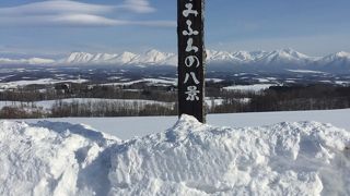 十勝岳がきれいに見える場所