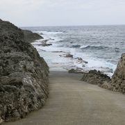 西海岸の天然プール