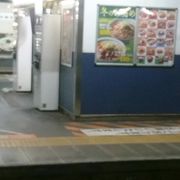上野駅の立ち食い蕎麦