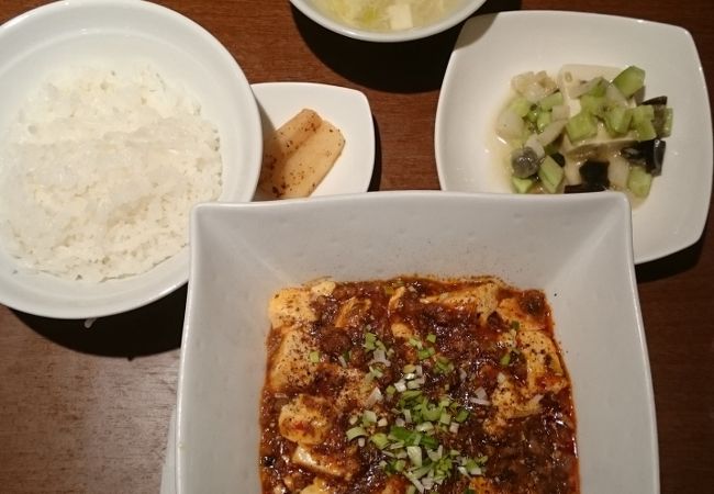 麻婆豆腐定食830円