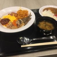 朝食のカレーが美味しい