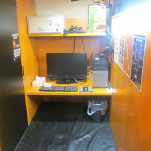 フラットブース席の様子