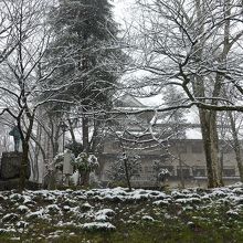 富山城がちょっとだけ見えた！