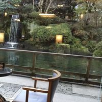 ラウンジからのお庭