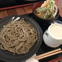 ざる蕎麦天丼セット