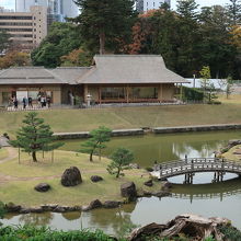 上から見下ろした庭園