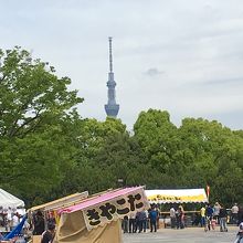 イベント広場から北方向