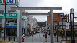 伊勢市駅から外宮まで続く参道