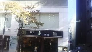 銀座の3丁目にある喫茶店です　